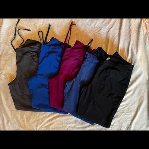 Lot of 5 HeartSoul Break on Through jogger and Cherokee iflex jogger scrubs S